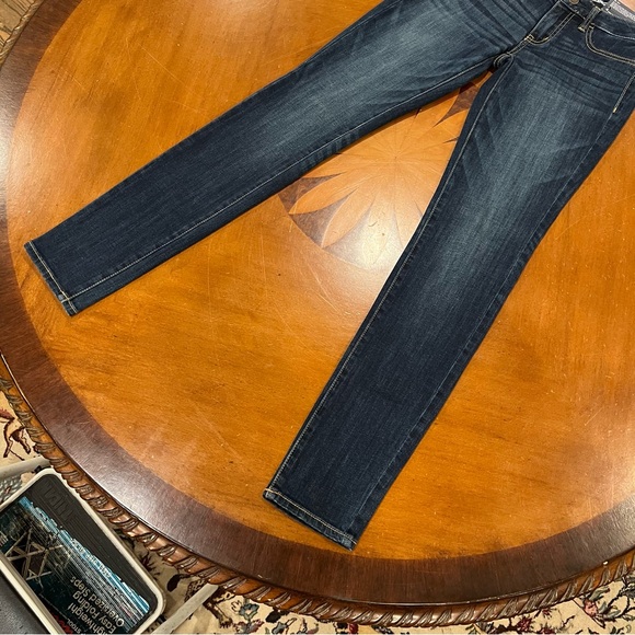 NWT American Eagle Outfitters AE Low Rise Jeggings Dark Indigo Wash 4R Stretch - Picture 5 of 16